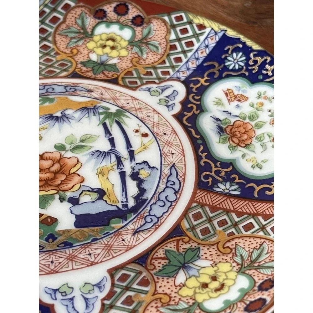 4 Gorgeous Japanese Vintage Imari Ware Decorative‎ Hand Painted 6